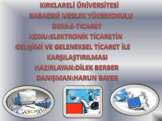 KIRKLARELİ ÜNİVERSİTESİ BABAESKİ MESLEK YÜKSEKOKULU