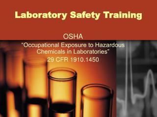 Laboratory Safety Training