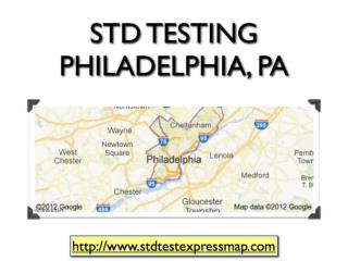 STD Testing Philadelphia
