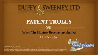 PATENT TROLLS