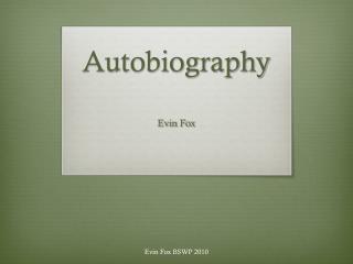 Autobiography