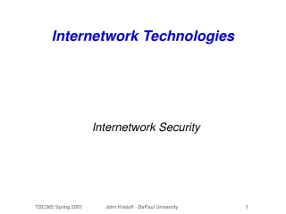 Internetwork Technologies