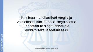 Kannatanu karistusõiguse valguses
