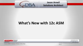 Jason Arneil Solutions Architect