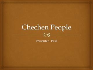 Chechen People