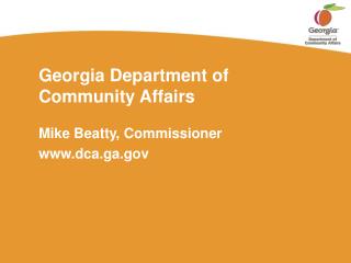 Georgia Department of Community Affairs