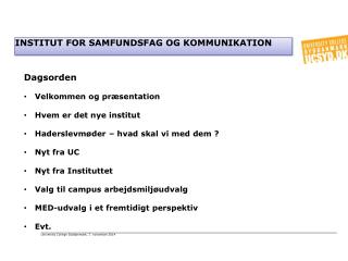 Institut for samfundsfag og kommunikation