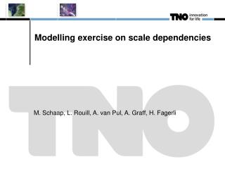 Modelling exercise on scale dependencies