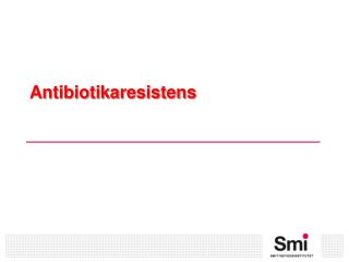 Antibiotikaresistens
