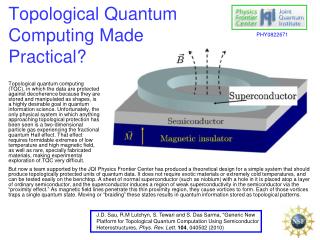 Topological Quantum Computing Made Practical?