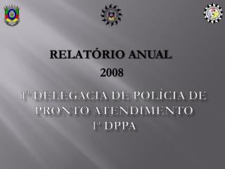 1ª DELEGACIA DE POLÍCIA DE PRONTO ATENDIMENTO 1ª DPPA