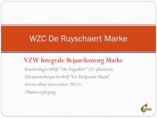 WZC De Ruyschaert Marke