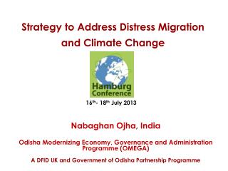 Strategy to Address Distress Migration and Climate Change