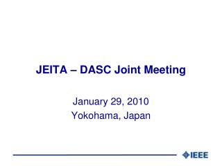 JEITA – DASC Joint Meeting