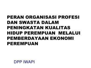 DPP IWAPI