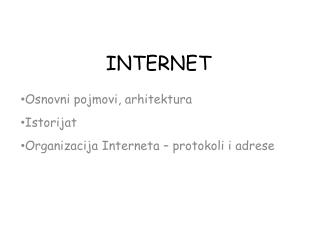 INTERNET