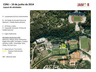 CDNJ – 10 de junho de 2014 Layout de atividades