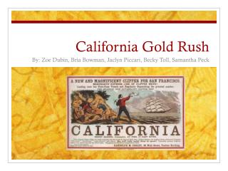 California Gold Rush