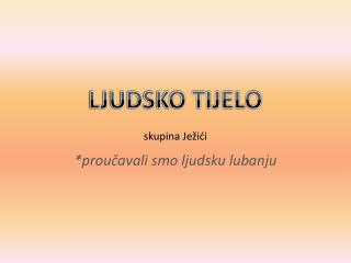 skupina Ježići