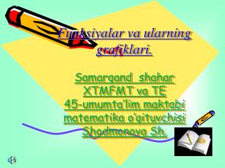 4.Darsda foydalanilgan uslub: zamonaviy pedagogik texnologiyalar asosida o’tilgan.