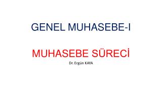 GENEL MUHASEBE-I