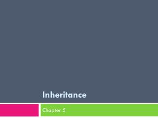 Inheritance