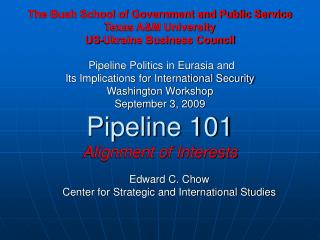 Edward C. Chow Center for Strategic and International Studies