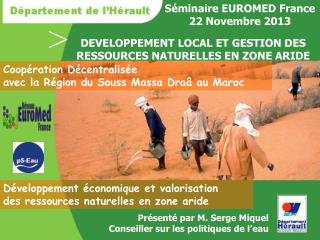 Séminaire EUROMED France 22 Novembre 2013