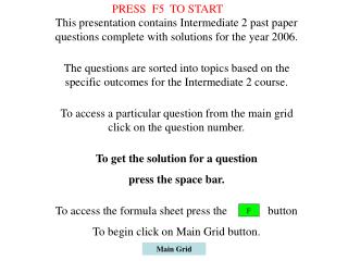 Main Grid