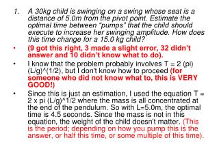 Resonance and damping