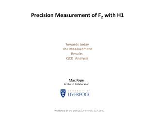 Precision Measurement of F 2 with H1