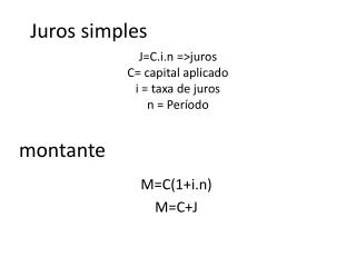 Juros simples
