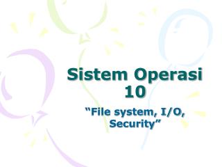 Sistem Operasi 10