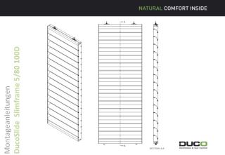 Montageanleitungen DucoSlide Slimframe 5/80 100D