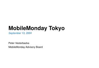 MobileMonday Tokyo