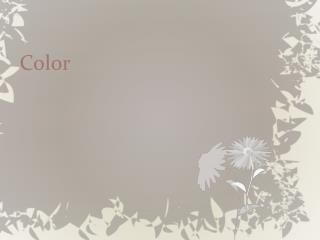Color