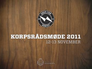 For-Korpsrådsmøde