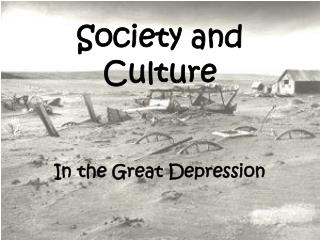 Society and Culture