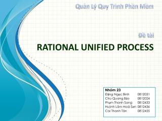 RATIONAL UNIFIED PROCESS