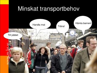 Minskat transportbehov