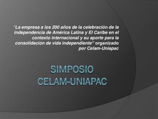 SIMPOSIO CELAM-UNIAPAC