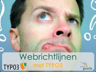 Webrichtlijnen met TYPO3