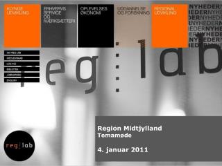 Region Midtjylland Temamøde 4 . januar 2011