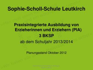 Sophie-Scholl-Schule Leutkirch
