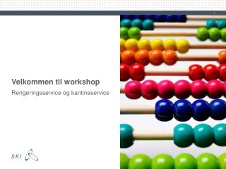 Velkommen til workshop