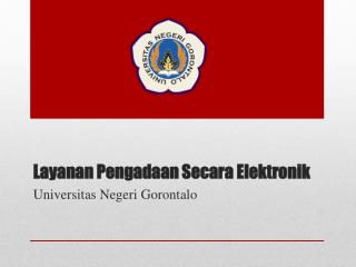 Layanan Pengadaan Secara Elektronik