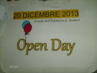 2013-2014 Infanzia Rodari - Open Day