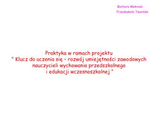 Program literacki &quot; Trzy Małe Prosiaczki &quot; – wprowadzenie do bajki
