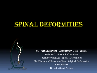 SPINAL DEFORMITIES