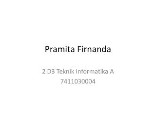 Pramita Firnanda